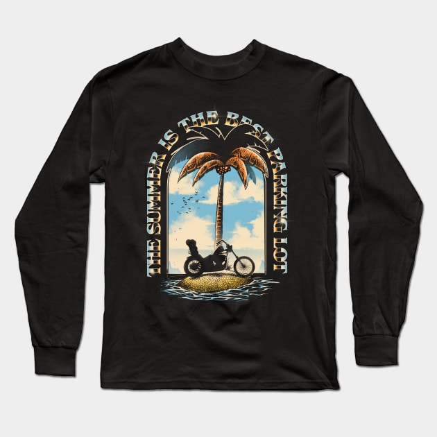 The summer is the best parking lot Long Sleeve T-Shirt by massai